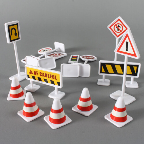 10 Set Stradali Transenne Miniatura Per Bambini 1