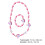 2 /Set Bambini Con Perline Legno E Collana 9