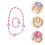 2 /Set Bambini Con Perline Legno E Collana 4