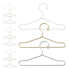 30Pcs Mini Metal Doll Clothes Hangers For Dollhouse Dress Display
