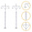 2 Pezzi Modello Luce Ferroviaria Mini Illuminazione Sabbia 5