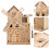 Set Giocattoli Legno Bambini Con Scatola Musicale, Mulino E 9