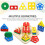 4 Set Impilabili Legno Montessori, Riconoscimento Forma 11