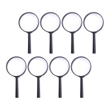 8Pcs Handheld Magnifying Glass For Reading And Kids Use