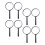 8Pcs Handheld Magnifying Glass For Reading And Kids Use 7