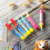 Penna 2 Pezzi con Pennello per Tessuto e Scrittura Bambini 9