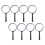 8Pcs Handheld Magnifying Glass For Reading And Kids Use 8
