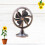 1 Pezzo Mini Ventilatore Decorativo In Per Ufficio Casa 8