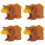 4 Set Educativi In Legno Con Animali Per Bambini 7
