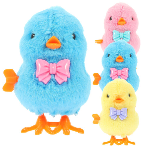 4 Giocattoli A Carica Saltano Peluche 2