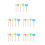 25 Pezzi Set Spugne Eva Doodling 9