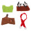 Set Vestiti Natalizia, Costume Natale A Per 10