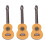 3 Stuks Gesimuleerde Gitaar Speelgoed 2