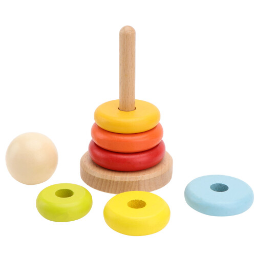 2 Set Impilabili In Legno Giochi Educativi Per Bambini 1