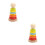 2 Set Impilabili In Legno Giochi Educativi Per Bambini 9