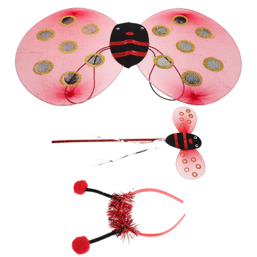 4 Set Coccinella E Cerchietto Per E Adulti
