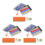3 Sets Blokken Letter Speelgoed 4