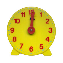 Kleine Rond Leren Tijdklok Desktop Model Voor Vroegkindse Educatie