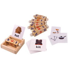 1 Set Kinder Leesblokken Montessori Speelgoed Cadeau