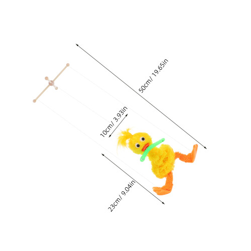 Cute Eend Speelgoed Voor Kinderen Interactieve Trekkoord Pop 1