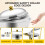 2 Pack 6QT Gold Round Chafing Dish for Buffet 3