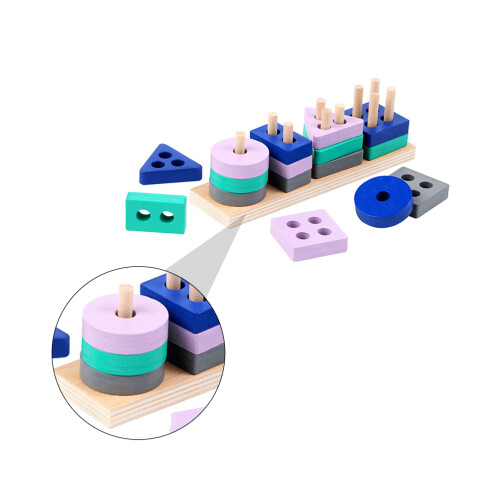 2 Puzzle Bambini Logici Educativi