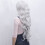 Colorful Long Wave Curly Wig With Bangs Cosplay (Silver Grey) 7