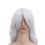 Colorful Long Wave Curly Wig With Bangs Cosplay (Silver Grey) 6