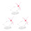 3 Set Per Action Figure Con Effetti E Base 4