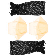 2 Set Calotte Calve in Latex per Feste a Tema ( Carne)