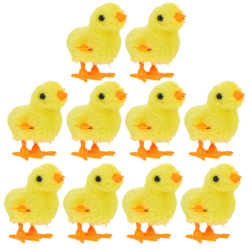 10 Stuk Kippen Speelgoed Decoratief Kinder