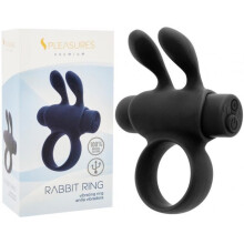 Anel Vibratório - S-Pleasures - Preto - 5 modos de vibração - Silicone médico - Recarregável USB