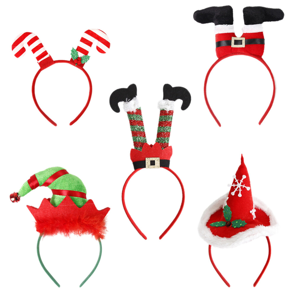 5 Sztuk ŚWiąTeczne Opaski Na GłOwę Xmas Imprezowe-image