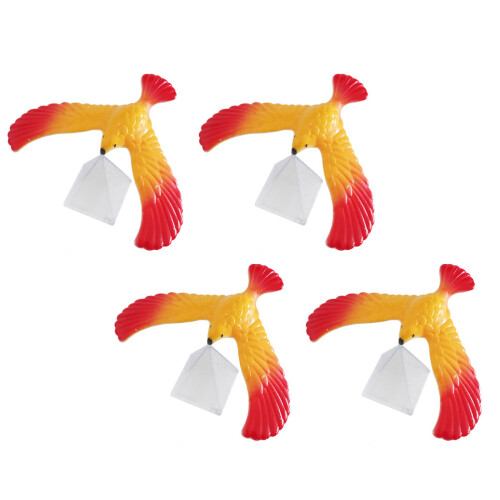 4 Stuks Grappige Plastic Balansarend Speelgoed Dieren Decor 2