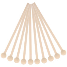 10 Martelli In Legno Per Baseball E Softball, Testa