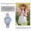 Kids Cartoon Waterdichte Quartz Violet 7