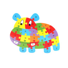 Wooden 26 Angielskich Liter Puzzle Edukacyjna