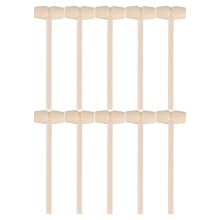 40 Mini Martelli In Legno Per Bambini