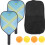 Conjunto De Raquetes De Pickleball Com Bolas Para Treinamento 3
