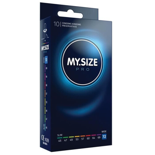 MY SIZE PRO CONDOMS 72 MM 10 UNITS
