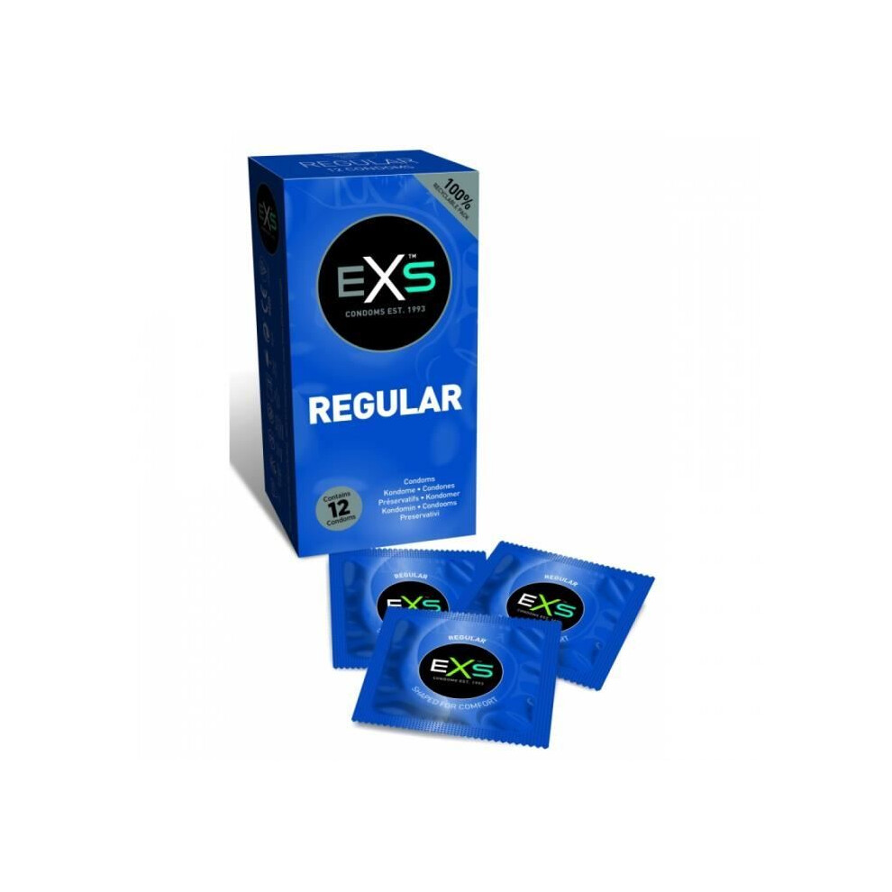 Exs Regular Latex Condoms 12 Pack