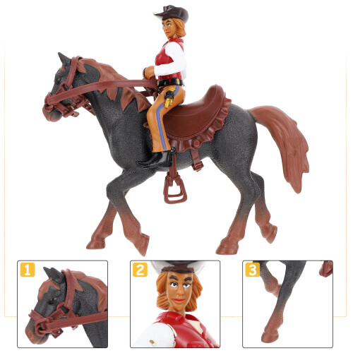 Conjunto De Decoração De Cowboy Com Imitação Para Escritório 2