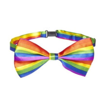 Laço Borboleta - ORGULHO - LGBT - Branco - Adulto - Acessórios Sensuais