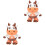 2 Unidades Brinquedo Vaca Resistente Ao Desgaste 3