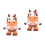 2 Unidades Brinquedo Vaca Resistente Ao Desgaste 4