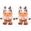 2 Unidades Brinquedo Vaca Resistente Ao Desgaste 2