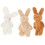 3Pcs Mini Coelho Brinquedo DIY -Chaves Crianças 1