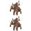 4 Unidades Brinquedo Animal -Histórico Plástico 7