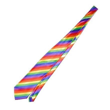 Cravate LGBT - ORGULHO - Arco-íris - Acessório erótico - Para adultos - Festa e celebração