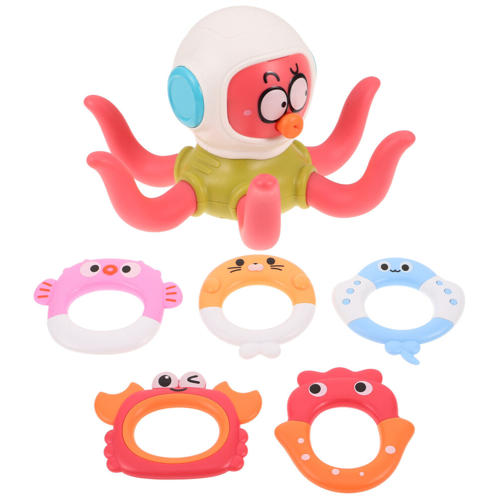 Zestaw Grzechotka Rzut PierśCieniami Z Motywem OśMiornicy-image